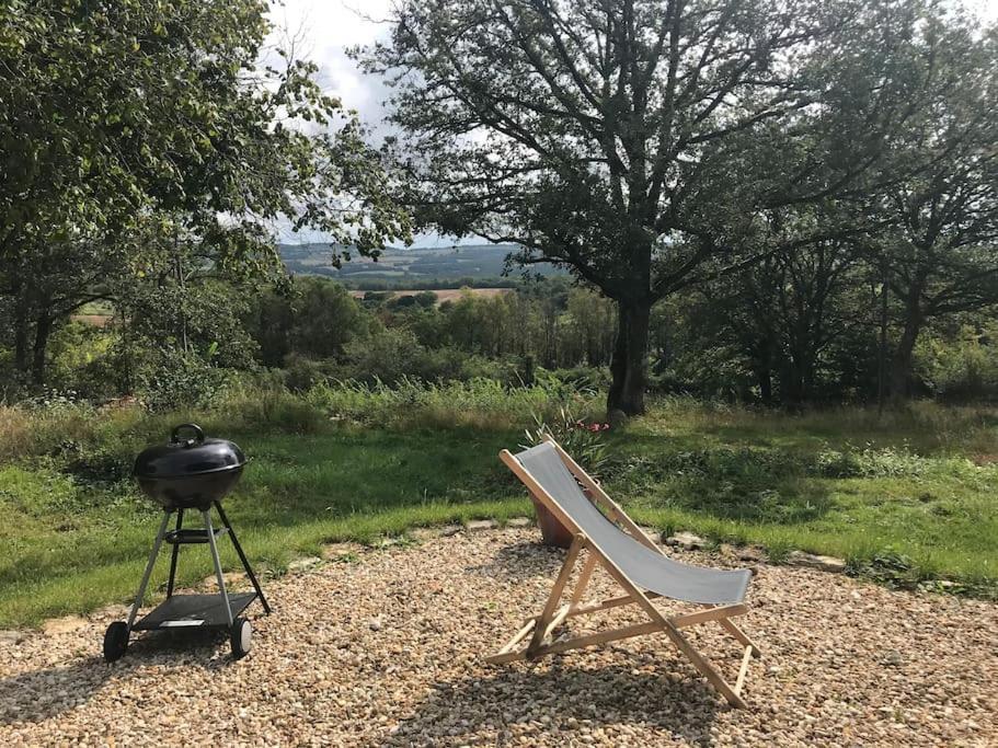 Maison De Bois En Pleine Nature A 20 Min De Beaune Montceau-et-Echarnant Eksteriør billede